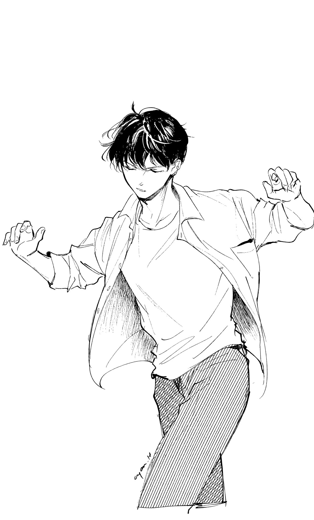 数量限定・直筆サイン入】昼寝シアン「放課後のエチュード」／A4判