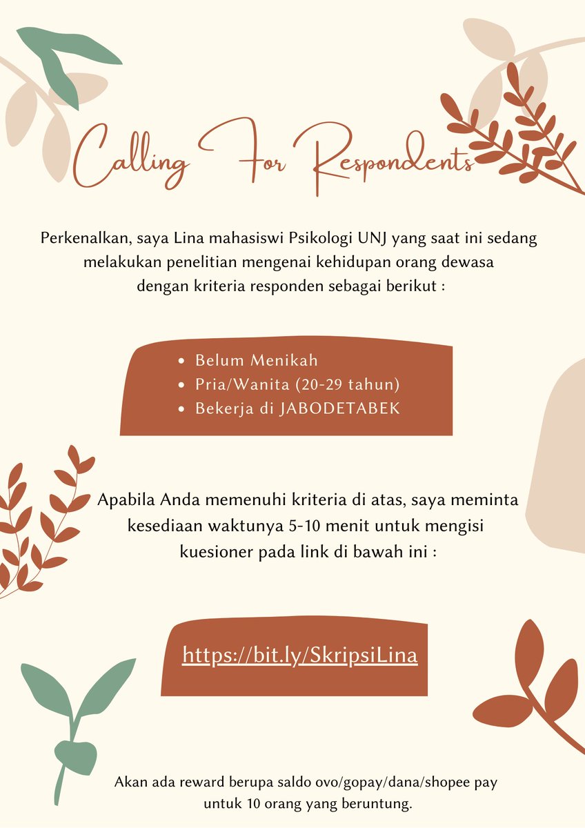 linaeriska6's tweet photo. Halo, buat kalian yang sesuai sama kriteria penelitian di bawah ini saya meminta bantuannya untuk mengisi kuesioner https://t.co/kb9ScAury5 

Dan buat yang tidak memenuhi kriteria, boleh bantu like dan RT ya. Terimakasih🙏🙂 https://t.co/DraFQwsNzW