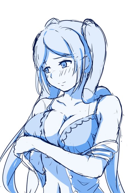 新衣装でエッチする前(ラフ案) 