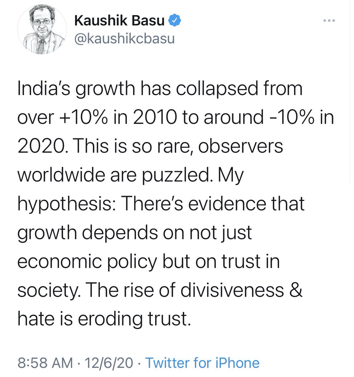 RMantri's tweet image. He has cherry picked the year right after the financial crisis (the rebound year) and compared it to the worst period of the pandemic-induced slowdown.

He is an economist and an intellectual.