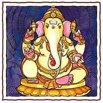 2. Bhagwan GaneshaGanesha is the Lord of Obstacles and Ruler of Dharma. Seated upon His throne, He guides our karmas through creating and removing obstacles from our path. We seek His permission and blessings in every undertaking.  @Jayalko1  @InfoVedic  @BharatTemples_