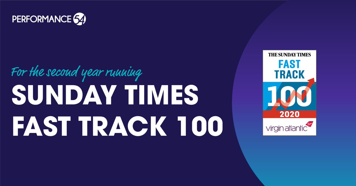 _weare54's tweet photo. Another memorable day for the team as Performance54 becomes the first sports marketing agency to rank inside the top 15 of the @ST_FastTrack in consecutive years, this time 12th. Thank you to our clients who continue this fantastic journey with us! #VirginAtlanticFastTrack100 https://t.co/3SIOkpcBwM