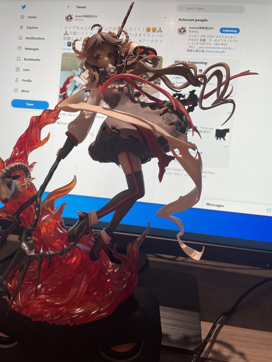 O Xrhsths Anmi Sto Twitter エイヤちゃんのフィギュアが来ました 可愛い フィギュアのものすごいクオリティーに感動してます ありがとうございます アークナイツ