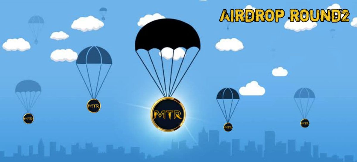 🚀Mettro MTR Airdrop 2nd round already  start

🔹1 MTR = 1 USD
🔸For Joining - Get 50 MTR
⭐️ For each referral - Get 5 MTR

🏦Airdrop distribution:20-01-2021

🤖Start bot:t.me/Mettro_MTR_rou…