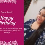Image for the Tweet beginning: Wishing "Aarti Sood" a very