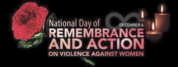 Dec 6 is White Ribbon Day also known as National Day of Remembrance and Action on Violence Against Women in commemoration of the 1989 École Polytechnique massacre in Montreal Que in which an armed student murdered fourteen women&amp;injured ten others in the name of fighting feminism