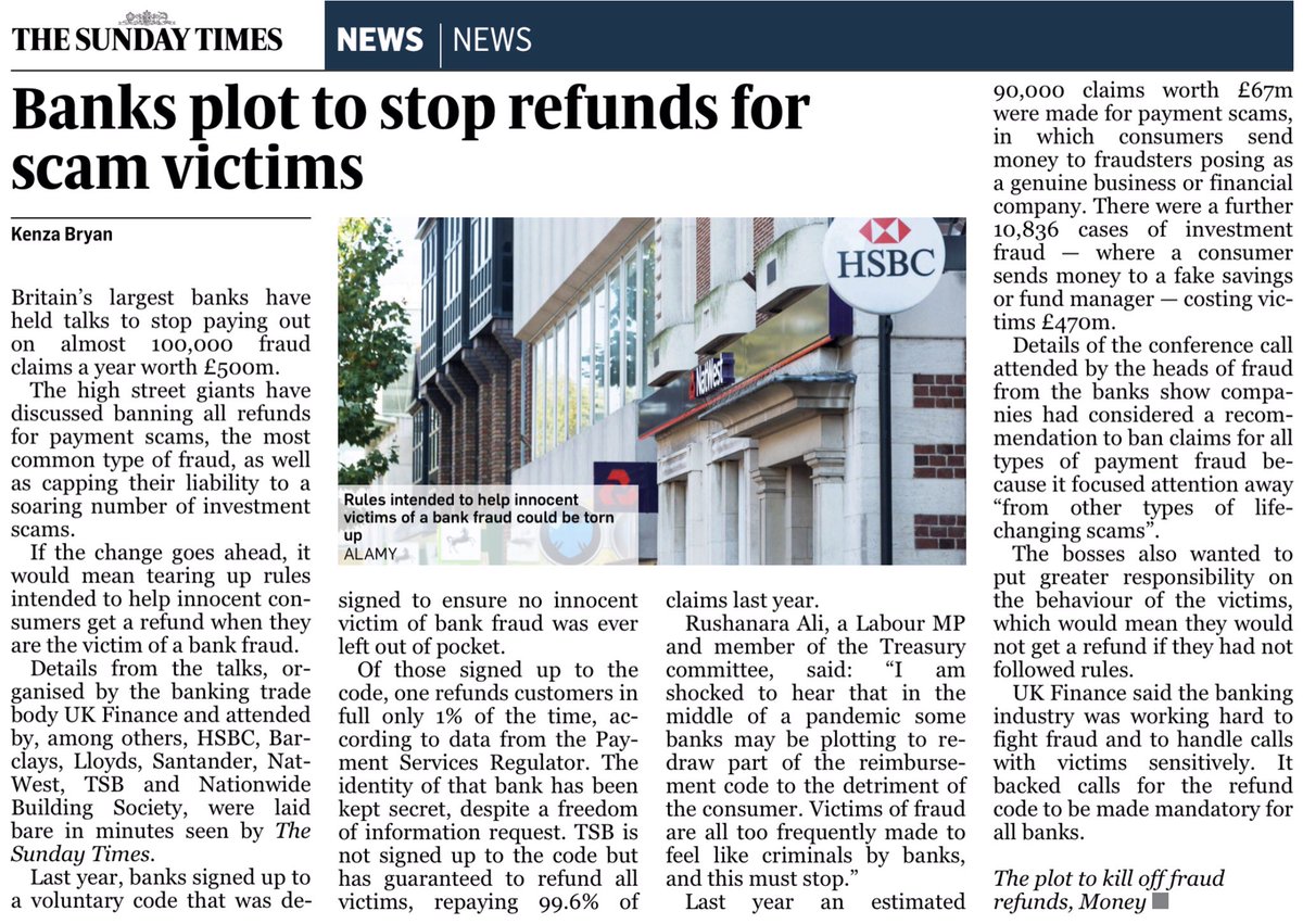 Banks renew efforts to blame victims for thefts, when in fact the banks let thieves open or hijack bank accounts, don’t stop suspicious transfers, and fail to act quickly enough to recover the proceeds of crime as it passes through the system.