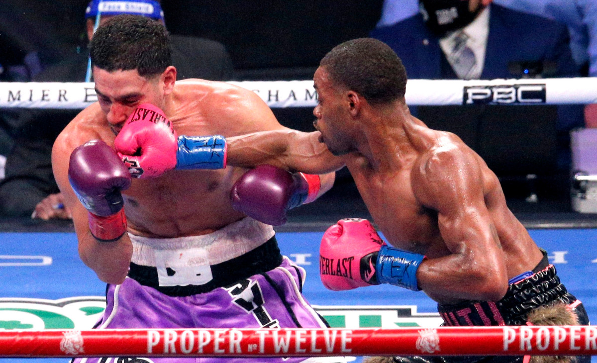 Errol Spence Jr. beats Danny Garcia, keeps titles in first fight since car crash