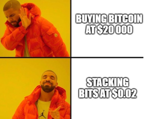 TwoCommaFL's tweet photo. Let's put it straight frens
1 #bit = 1 millionth of #Bitcoin (currently ~$0.02)
1 #bitcent = 1 hundredth of a bit (aka #satoshi)
When bitcoin worth $1M, 1 bit worth $1 (nice 50x from now).
EZPZ https://t.co/y6b52iu0xn