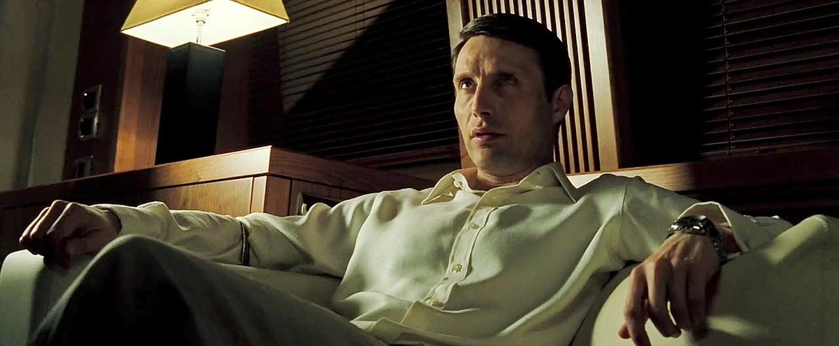 Mads Mikkelsen as Le Chiffre in Casino Royale (2006) #MadsMikkelsen A thread: