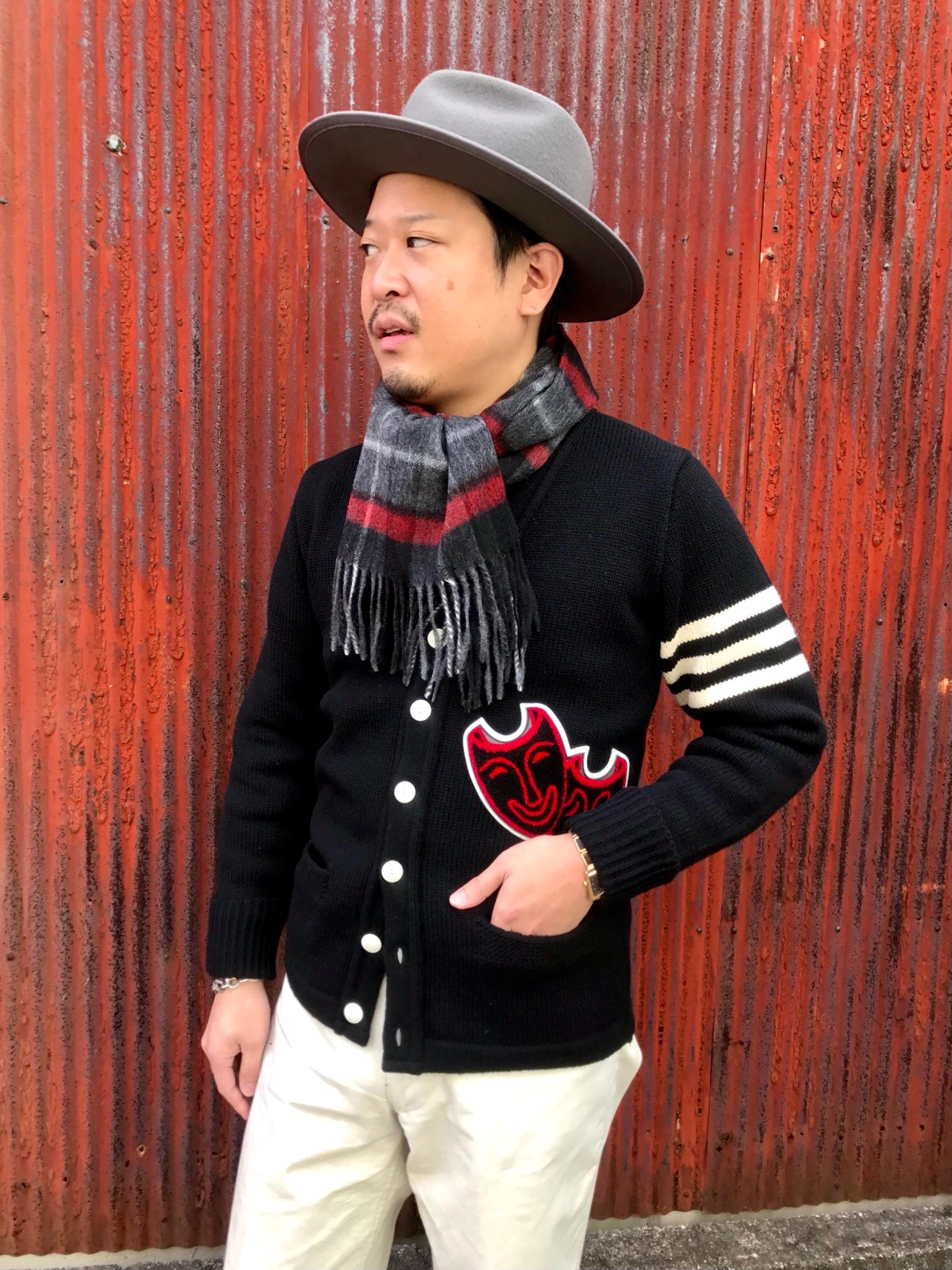 Dry Bones two face カーディガン ニット Dry Bones two face カーディガン ニット