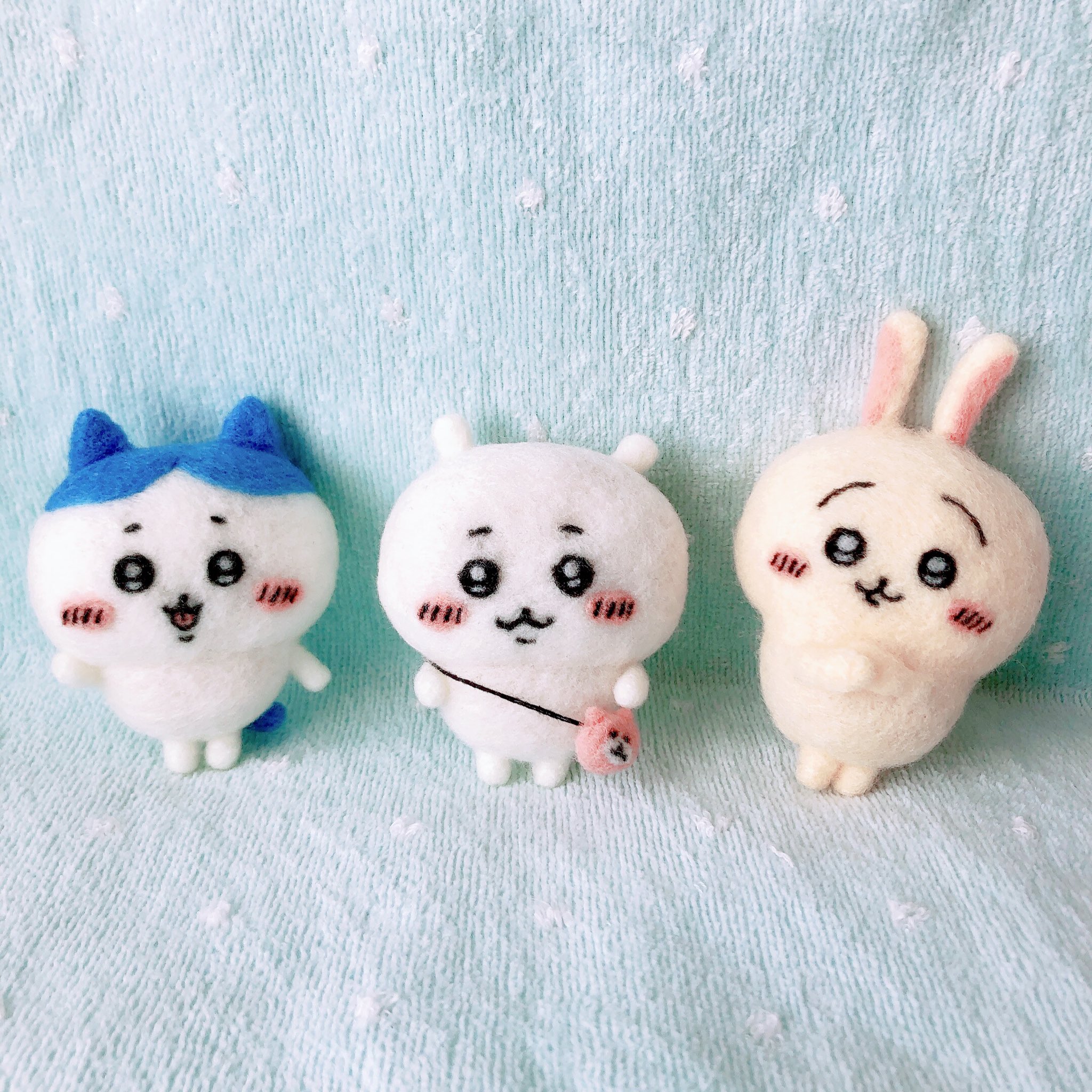 ダーイケ ちいかわちゃん達の羊毛フェルトがようやく完成したよ W 作品紹介ツイート続きます ちいかわ ナガノ 羊毛フェルト アクレーヌ T Co Winchn8vnw Twitter