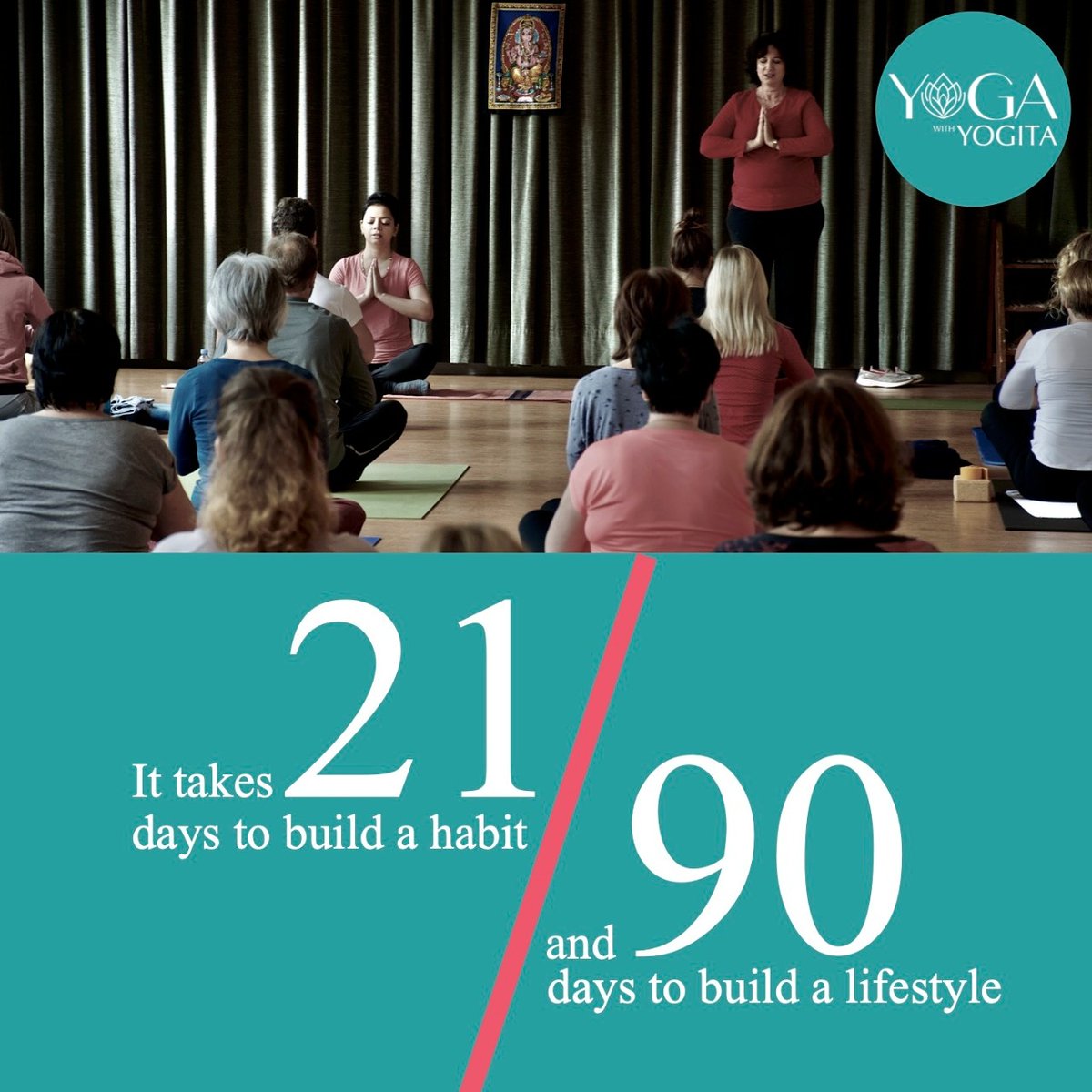 YogaWithYogita's tweet photo. In yogic terminology, a 48 day period is called the mandala and any yogic practice or regimen is prescribed for 2 mandalas to turn it into a lifestyle.
#yogawithyogita #mandala #2190rule #habit #lifestyle #yoga #yogaforeveryone https://t.co/99y9YApcvz