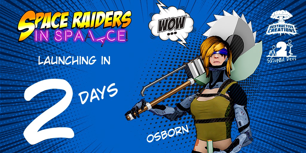 Don't mess with her if you are a bug.

Name: Osborn
Rank: Captain
Height: 5'3"
Status: Wanted for Mutiny
Pilot Notes: Undefeated in military engagements and drinking contests. Dangerous and sexy. Proceed with caution.

Space Raiders in Space launching on December 8.