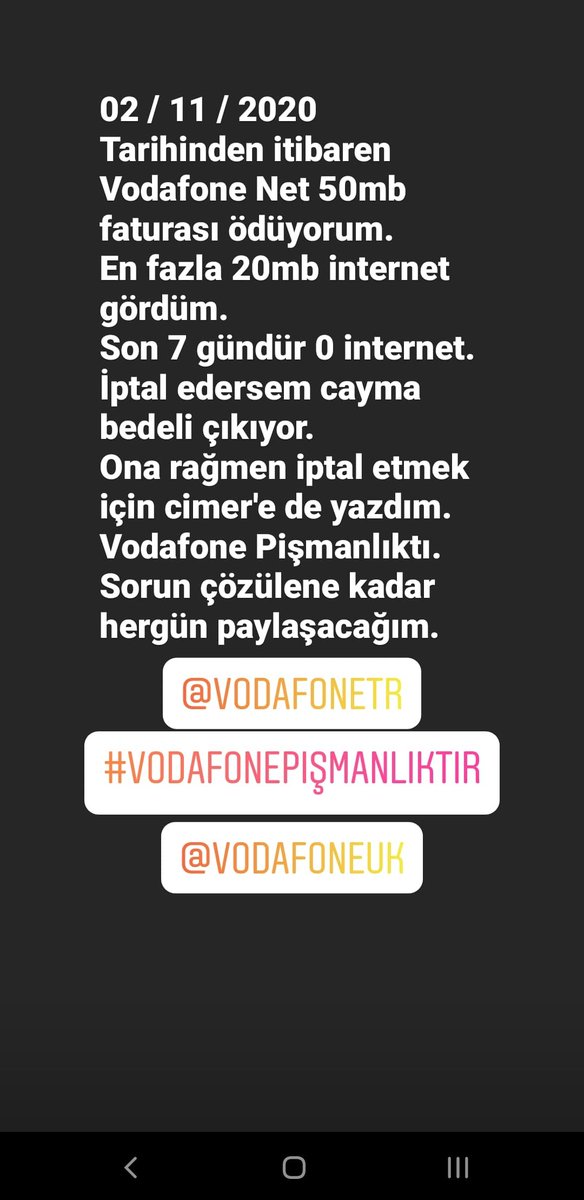 #vodafonepişmanlıktır
<a href="/VodafoneUK/">Vodafone UK</a> 
<a href="/VodafoneGroup/">Vodafone Group</a> 
<a href="/VodafoneTR/">Vodafone Türkiye</a>