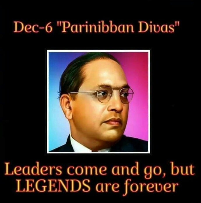 VishwaNR3's tweet photo. Dr. Babasaheb Ambedkar Maha Parinirvaan Divas....
#Ambedkar #Revolutionary_Ambedkar #BabasahebAmbedkar #6दिसम्बर_संकल्प_दिवस #बाबासाहेब_अमर_रहे  
#ಜೈ ಭೀಮ್
#जयभीम 
#JaiBhim https://t.co/LfWXX0u91P