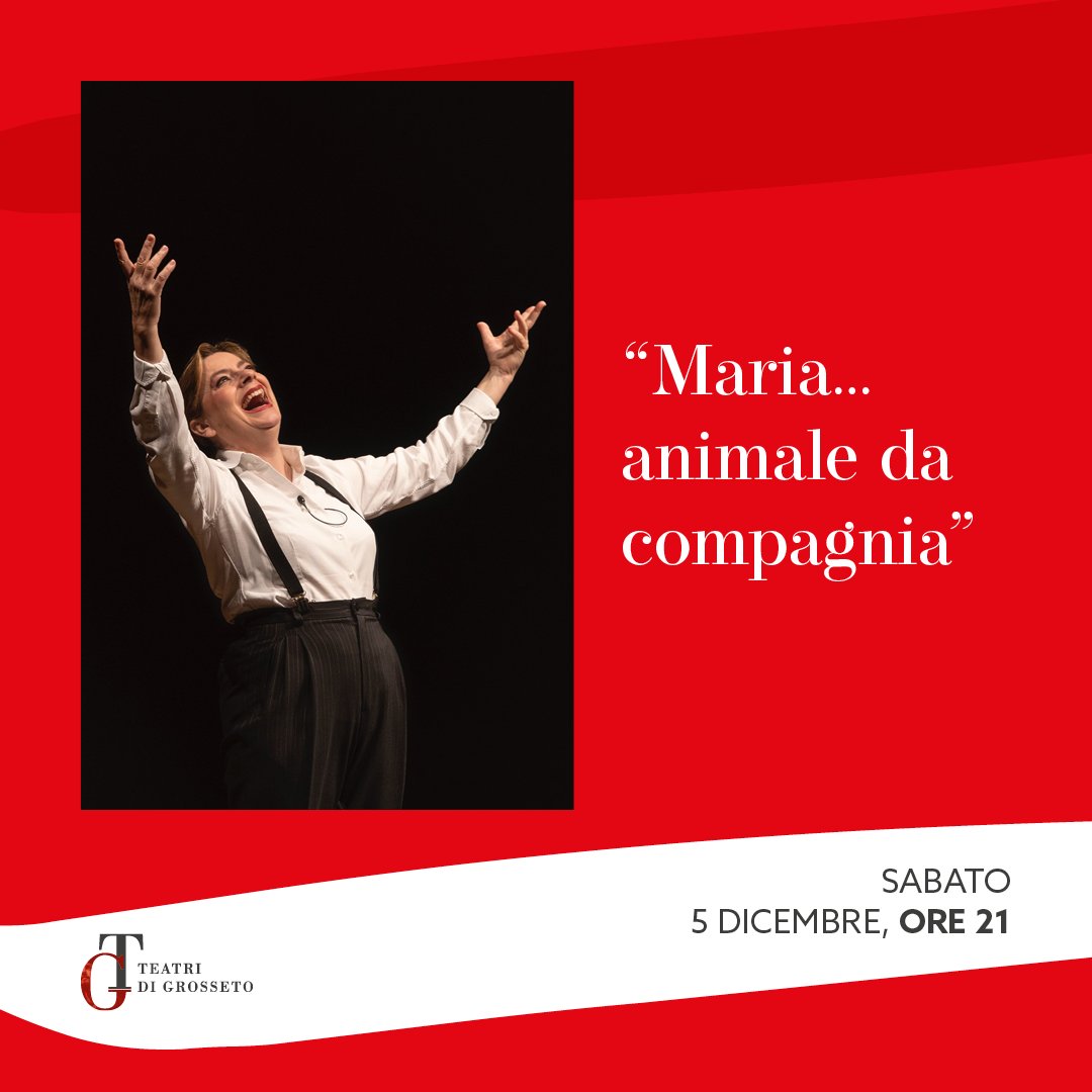 fabiopicchi's tweet photo. Cliccate sul link per rivedere lo spettacolo di #MariaCassi
"Maria...animale da compagnia" dal Teatro degli Industri di Grosseto. https://t.co/GD9BV6yWqC https://t.co/b5XSg2l6YB