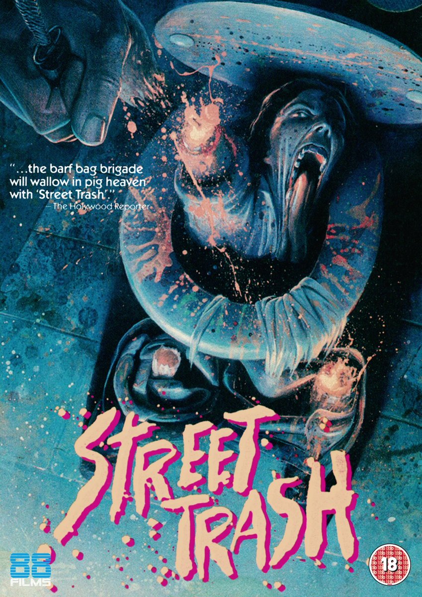 gravo123's tweet photo. #Deucember #StreetTrash #SchoolgirlsinChains #horror #crime #blackcomedy #meltmovie #bodyhorror #cult #womeninprison #hixploitation #bmovie #GCdb #TheAbducted #tenaflyviper #YouTube https://t.co/xN5MFcBtOk