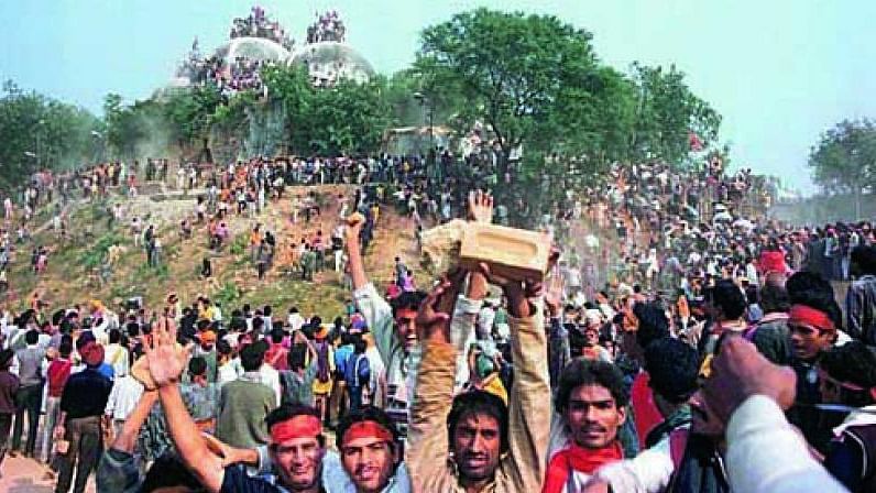 triplea1022's tweet photo. 6 Dec 1992.

28 Years Ago, A Mob Of Hindutva Terrorists Attacked Babri Masjid And Demolished It.

Culprits Were Never Got Punished, They Were Glorified By Indian Majority Society.

Indian Justice System Failed To Delivery Justice! 
@afz900
#babrimasjid
#BabriMasjidAwaitsJustice https://t.co/bxA5JAlTLv