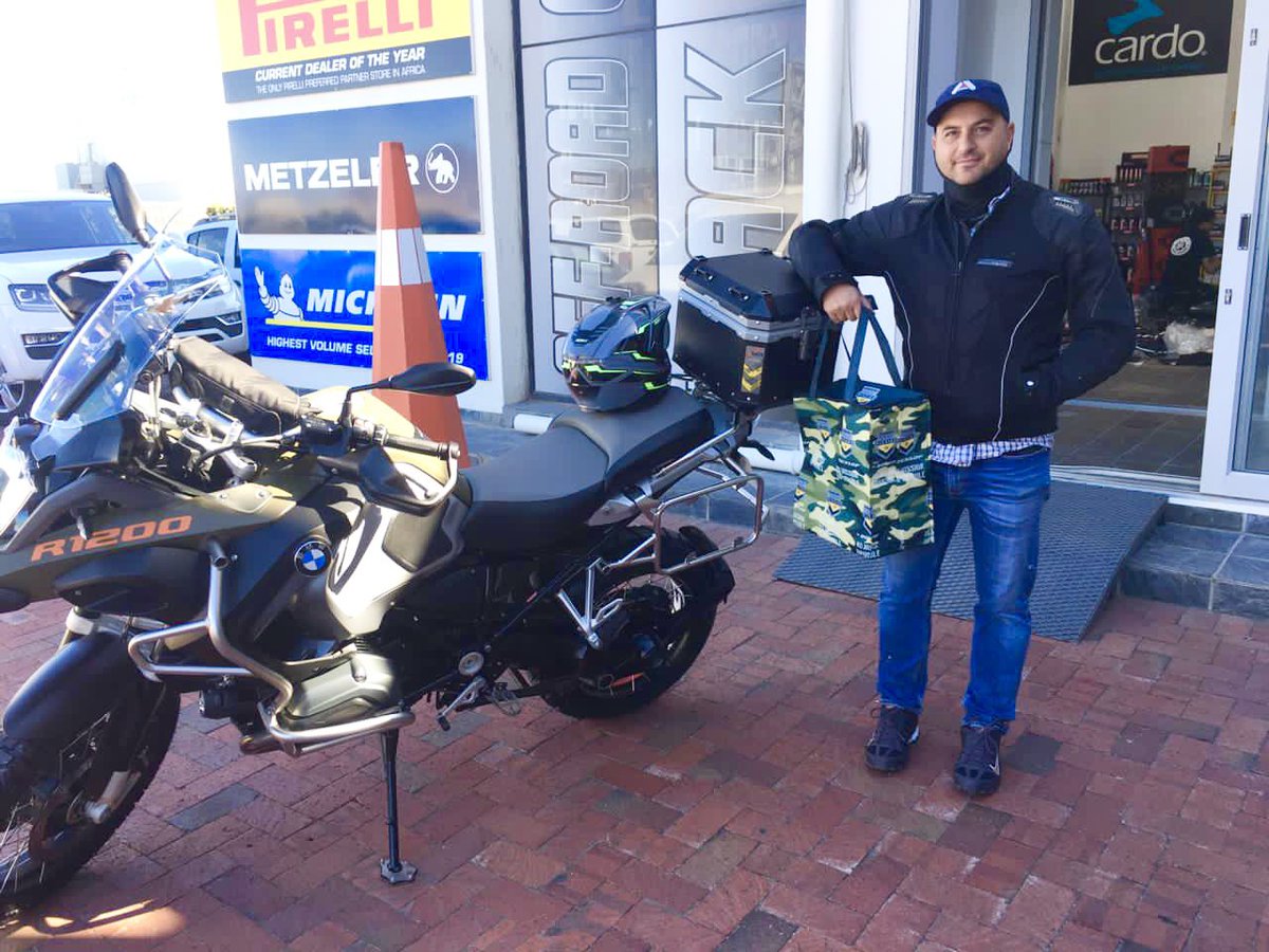 BTW Cape Town has Unbeatable deals on Adventure tyres across the brands &amp; ranges; for example MOTOZ cost plus 5% so pop in &amp; chat to Eddie our Head Office Technical specialist who is down at the CT branch till Saturday 12th. 46 Marine Drive Paarden Eiland call 079 735 2951