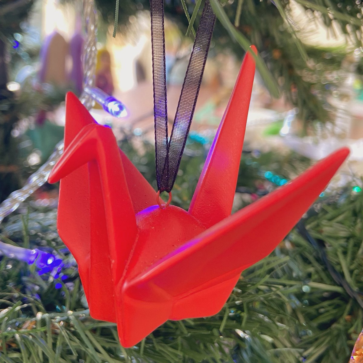 This one’s a paper crane, but made of porcelain. So pretty 