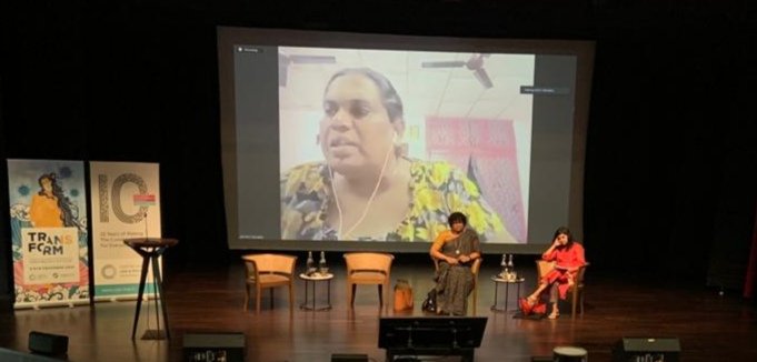 CLPRtrust's tweet photo. K. M. V Monalisa speaks on her experiences in prison. Through her story, she brings to light the continuing existent harassment and abuse towards trans persons in prisons.
The talk is livestreamed at https://t.co/BUU32otmMr
#clpr
#transform2020
#transequality
#prisonreforms https://t.co/0SFZj1vvNI