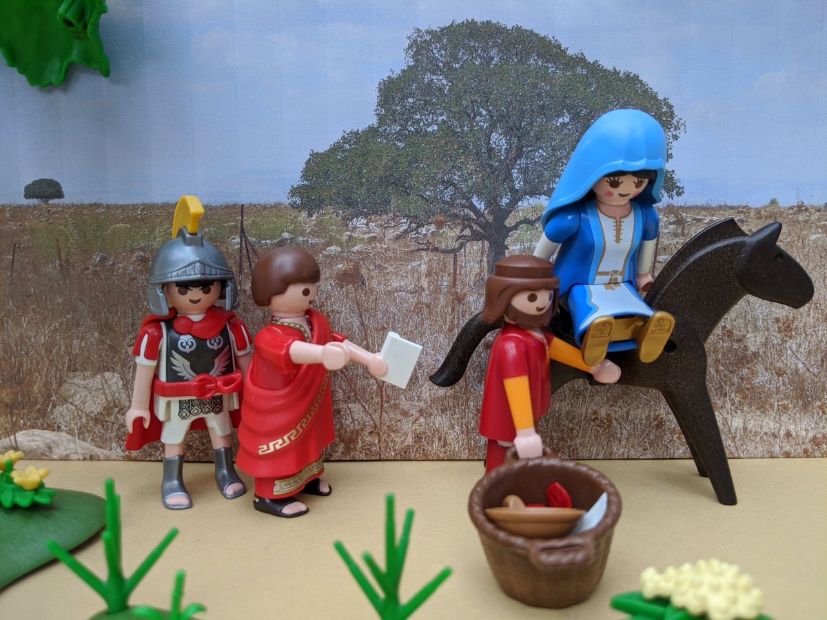 Advent Calendar  -  December 6th
#christmasisntcancelled  #ComfortAndJoy #chritschurchlye

In those days Caesar Augustus issued a decree that a census should be taken of the entire Roman world…So Joseph went up from the town of Nazareth …to Bethlehem   Luke 2:1, 4