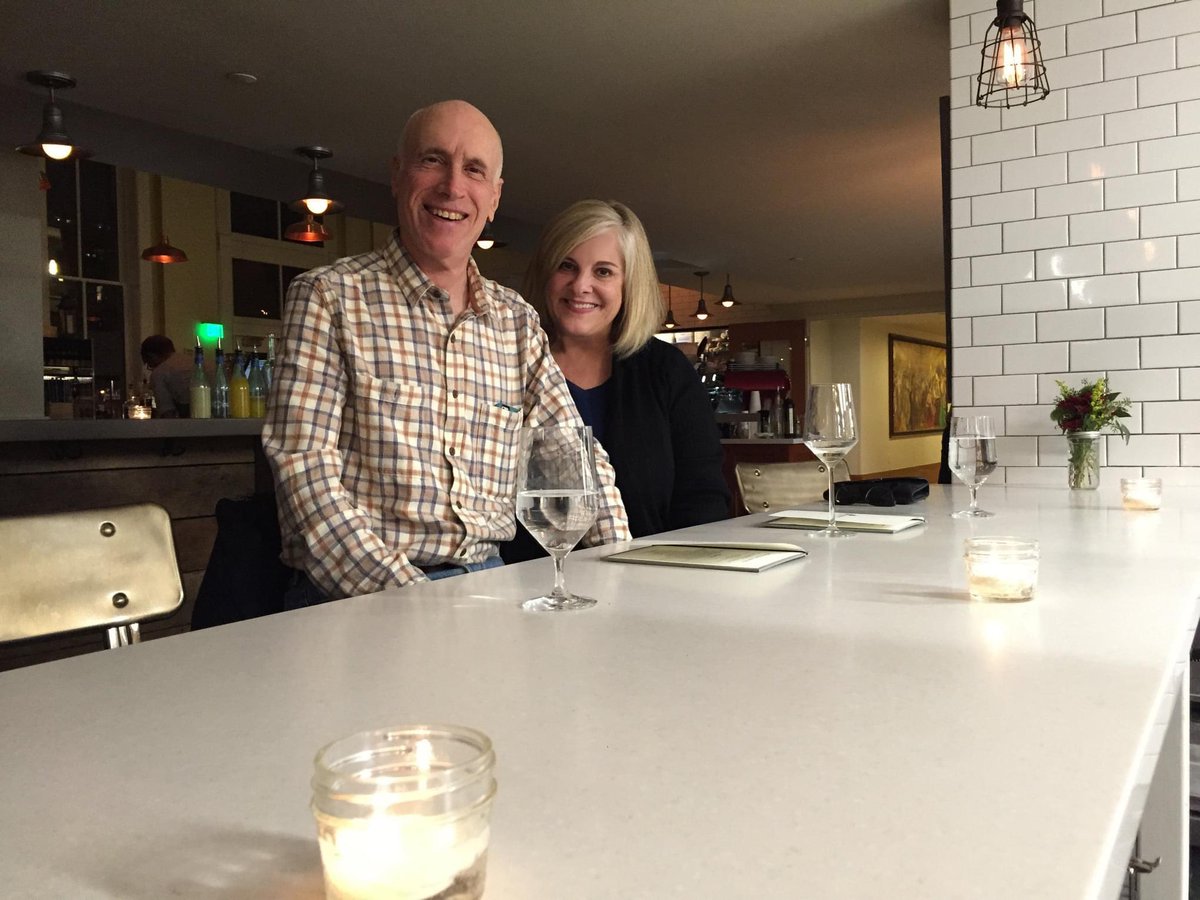 jillthayerPhD's tweet photo. Wishing a very Happy Birthday to my big brother Dennis Delrogh! At the chef's table at Mercantile in Denver a few years back. He always knows the best places to go! #birthday #brother #family #love https://t.co/G7unDwWurY