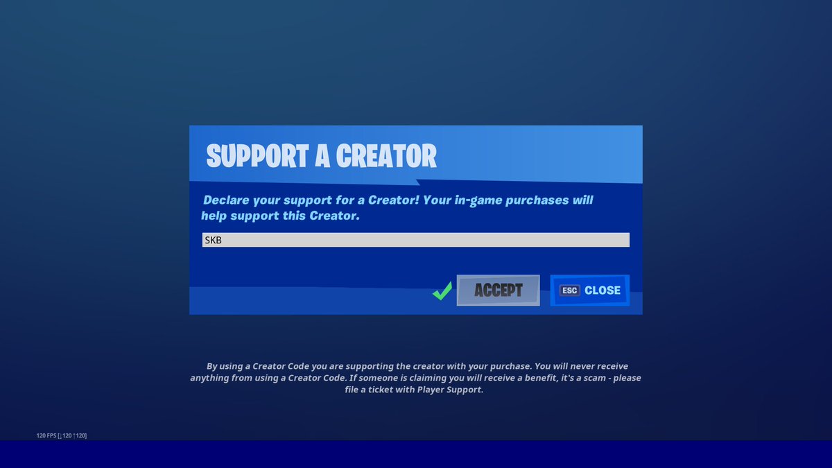 THESKB69's tweet image. ©️ Use support a creator code "𝐒𝐊𝐁" to support me as a creator in the Fortnite item shop and Epic Games Store ©️

#EpicPartner #AD #Code_SKB #Fortnite #EpicGames

@FortniteGame @FortniteStatus @FNCreate @FNCompetitive @EpicGames
