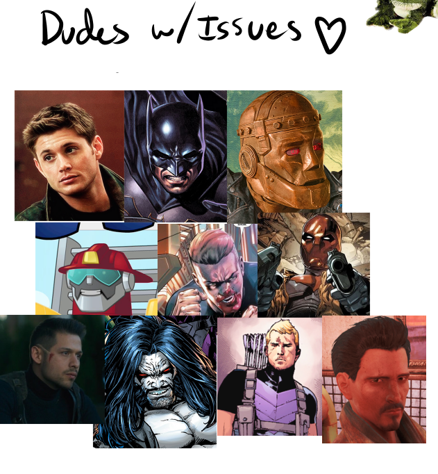 saddest compilation image EVER made. some fave dudes with issues