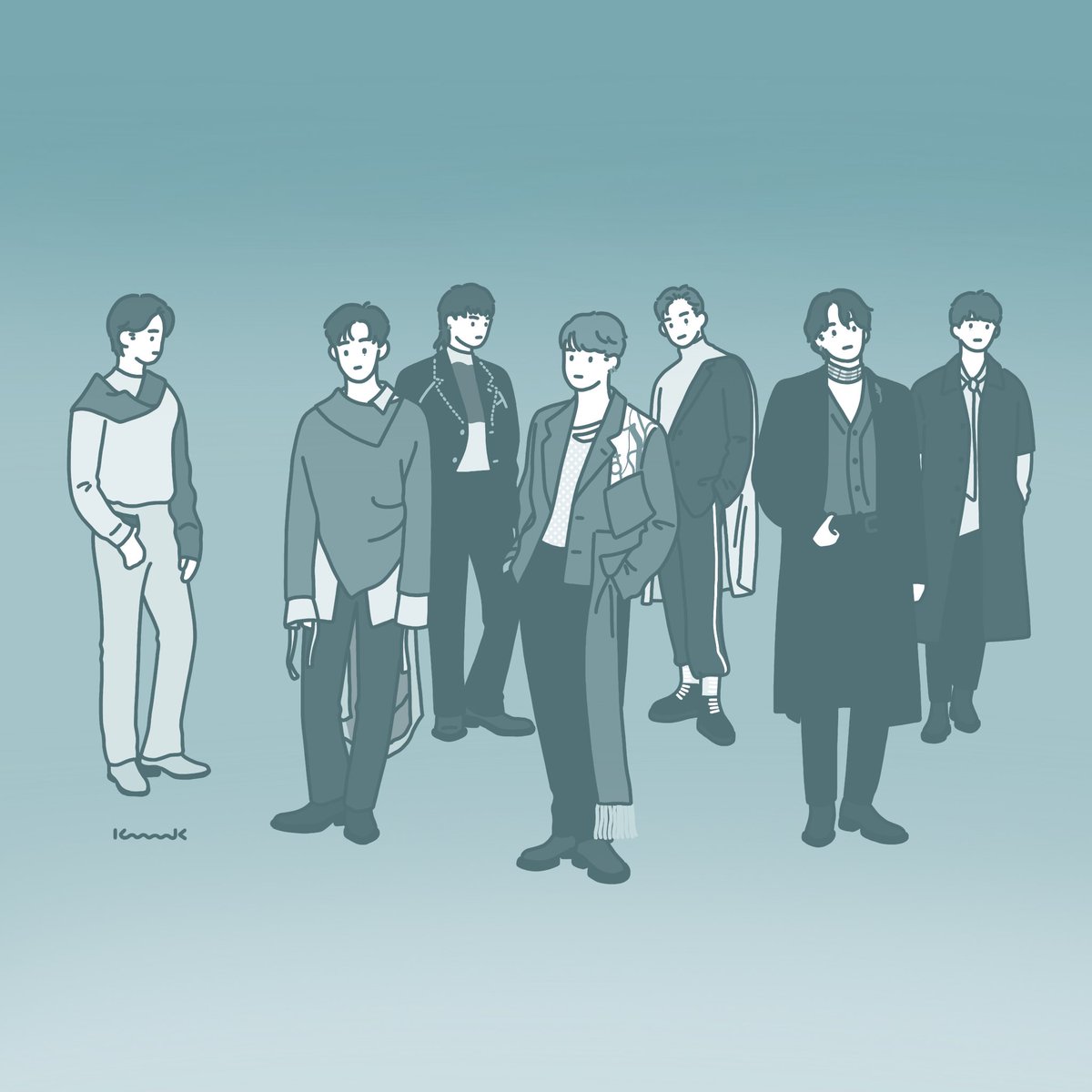 Mamavote Got7 コマツミキのイラスト