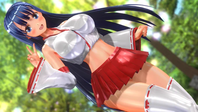 巫女服カノジョ#COM3D2 