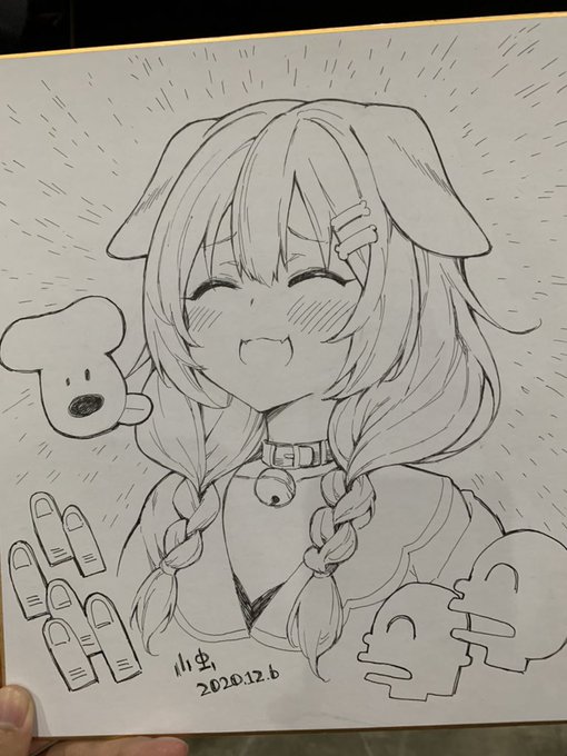 台湾FFK二日目終わりました、ころさんとモニカ描いた。 