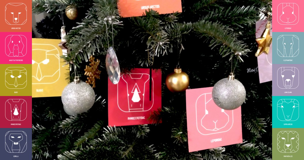 Bientôt Noël! les cartes Têtes Au Carré seront parfaites au pied du sapin. tetes-au-carre.fr #local #cadeau #noel