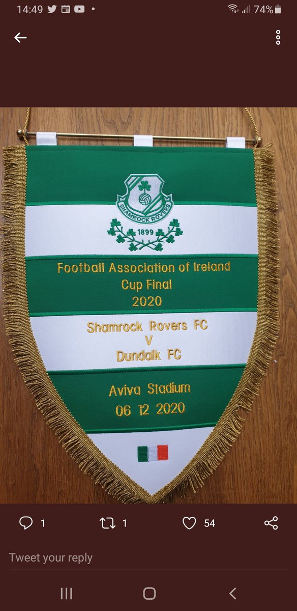 Cmon@Shamrock Rovers, let's do the double 💚