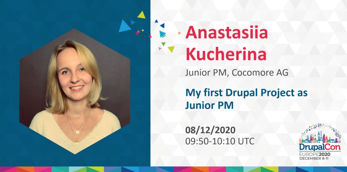 cocomore_drupal's tweet image. Did you ever wonder how a project manager feels when being confronted for the first time with a Drupal project? How can they use experiences from their own lives to make it successful? You can find out at Nastja&apos;s session @DrupalConEur next Tuesday.