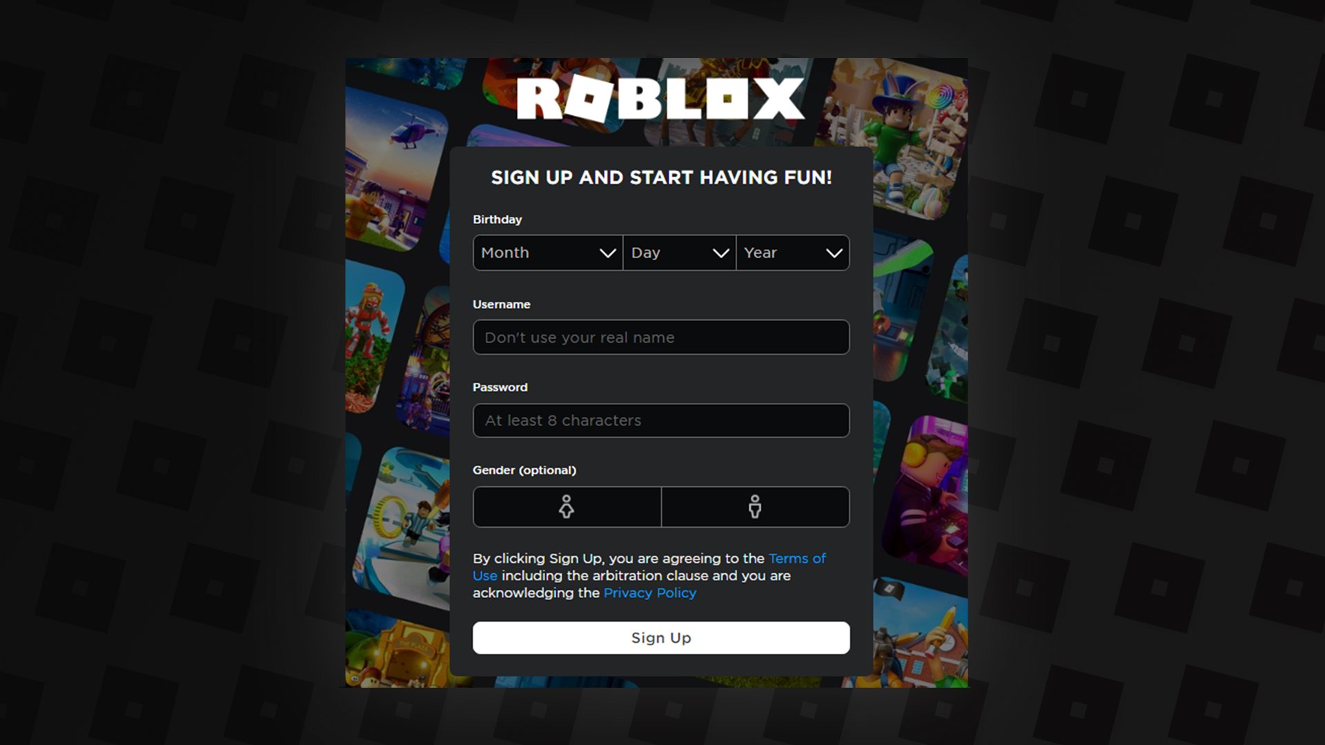 Roblox changed the signup page, what do you all think of it? : r
