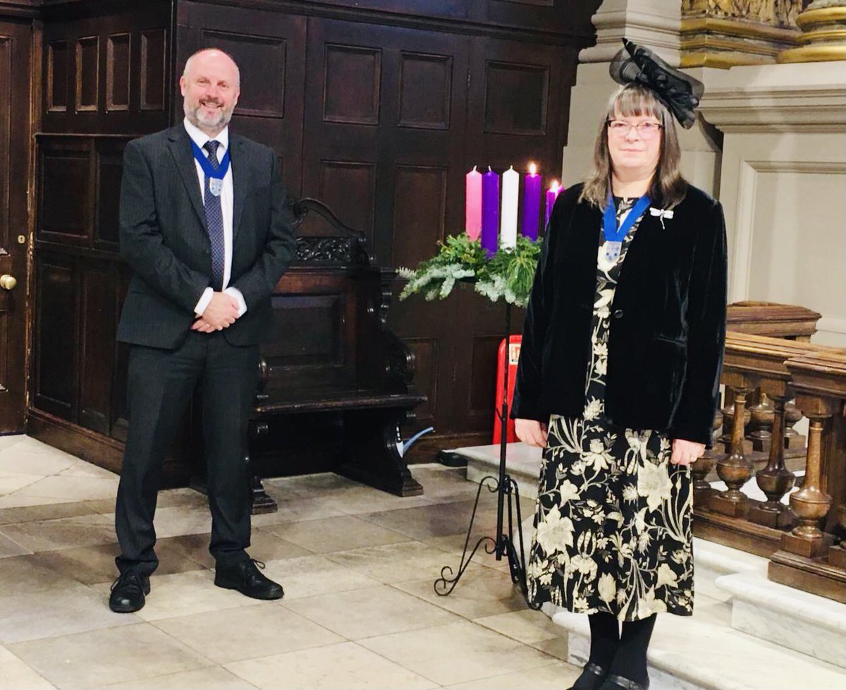 bhamcathedral's tweet photo. It was wonderful to welcome our cathedral community back for this morning’s service. We also installed Churchwardens @wicktrisha &amp; @aswilliams5 View the service https://t.co/zOB6eX7t5h #TeamCathedral #PraySafeStaySafe #CathedralLife @cofebirmingham @churchofengland @engcathedrals https://t.co/iDNaId2oUO