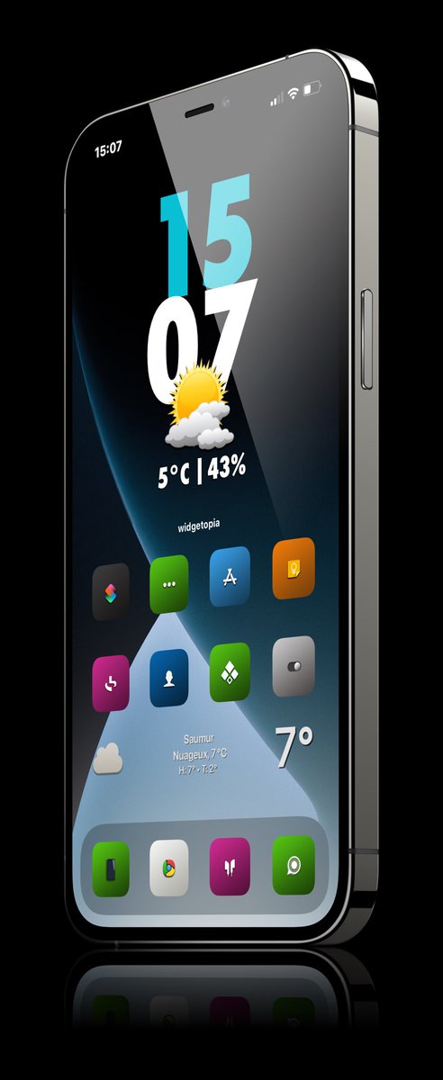 TeboulDavid1's tweet photo. Sunday, afternoon ! π
.
.
π Icons ππΌ https://t.co/yPFJa5yQAl
π Wall @EvgeniyZemelko (edited)
π Weather @thewaytozion
.
.
#iPhone12ProMax
#ios14homescreen
#ios14icons
#nojailbreak
#Wallpapers
#Iconboard
@screenshot_pro
#iOS143DevBeta3
#Widgetopia https://t.co/lIrN2FX3TH