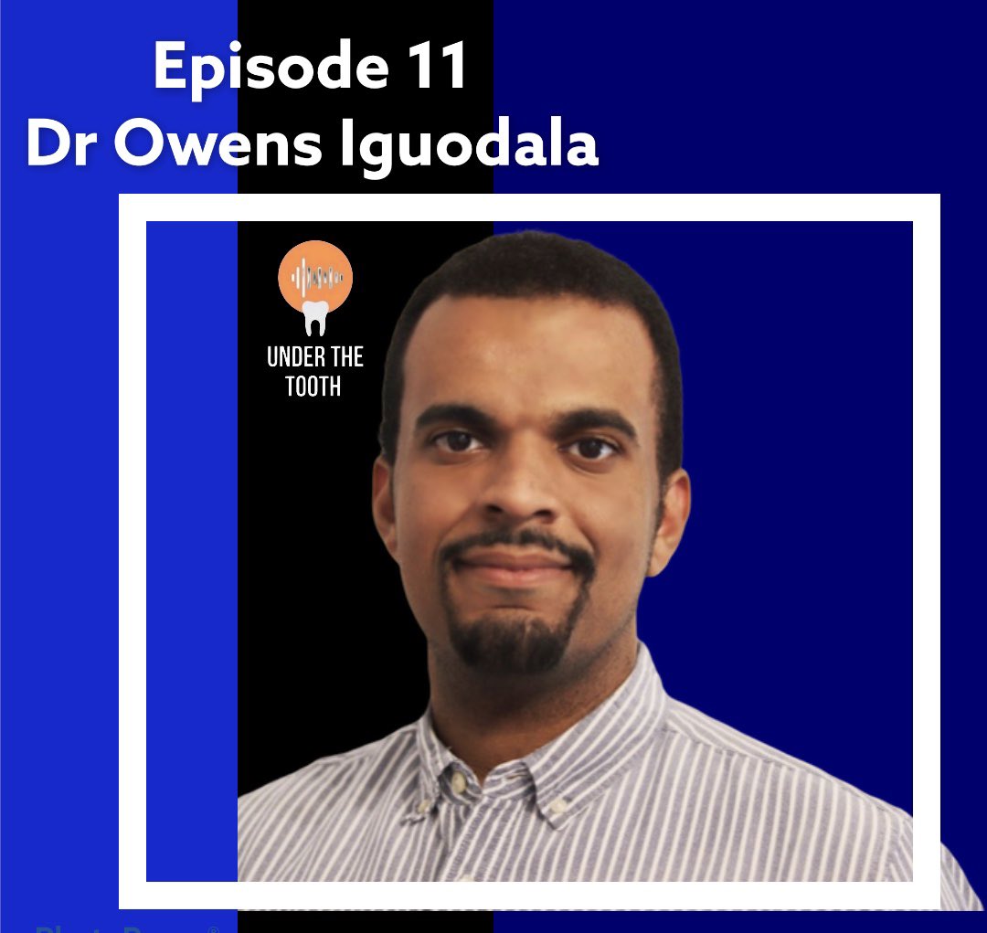 UnderTheTooth's tweet image. Excited to announce our next podcast guest 😍 Dr Owens a dually qualified dentist and pharmacist with a passion for leadership, policy and equality and his work with HLA @HLA_int Medic Mentor and EDSA 💫 #underthetooth