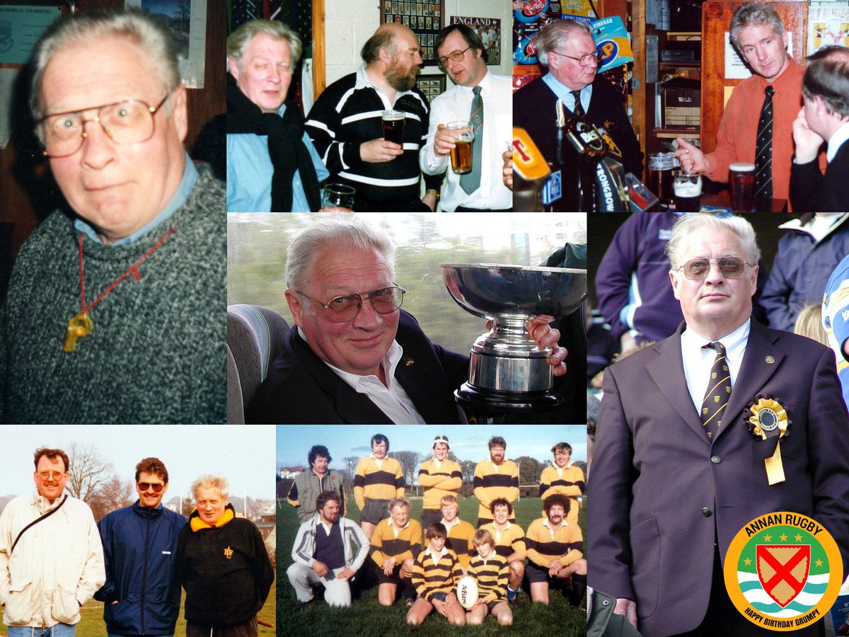 AnnanRugby's tweet photo. HAPPY BIRTHDAY IAN

And a happy birthday today to Ian Gilmour from all at Annan Rugby.

Stalwart at the club since the late 70's and 1 of the 3 regulars of the late evening pints at the club - Pre-Covid times!

Have a great day Ian.

#MonTheGrumpy https://t.co/R8jeFzpWHm