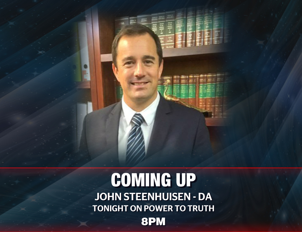 Catch DA leader John Steenhuisen tonight on Power to Truth with JJ Tabane at 8pm eNCA Courtesy DStv403