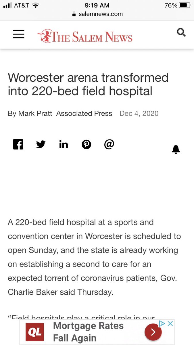 3/ But for whatever reason aren’t ready to go home. The mew one in Massachusetts has exercise bikes (clearly these patients are at death’s door!). As you might imagine, this proposition isn’t attractive, and the Wisconsin field hospital remains at 4% capacity through November...