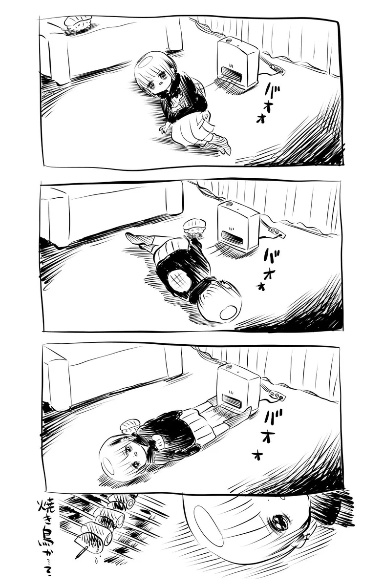 はたから見たらまるで焼き鳥？wwwストーブで温まるときあるある！www