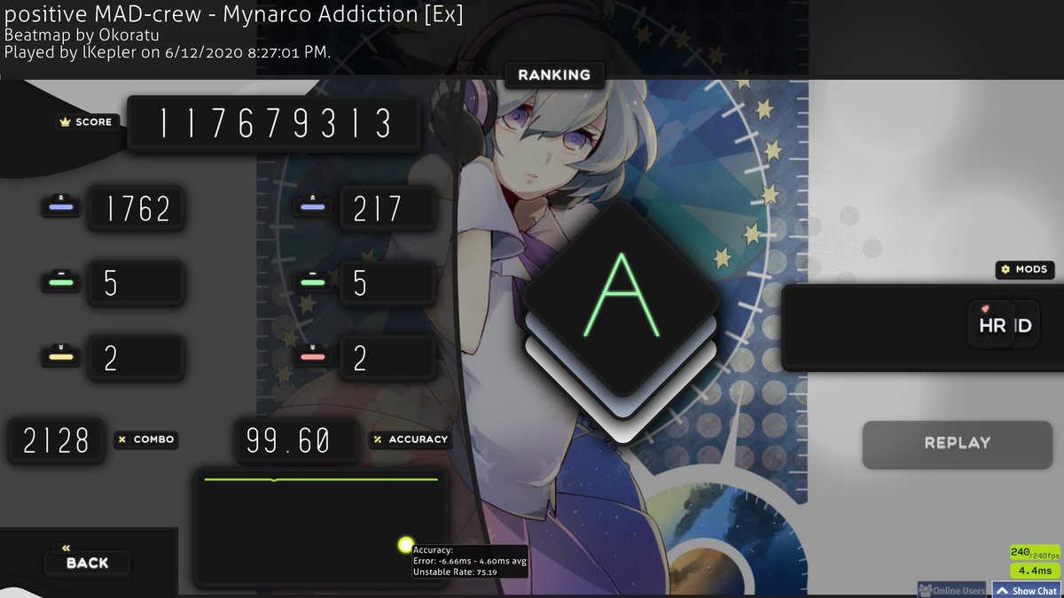 First 500pp (choke ofc)