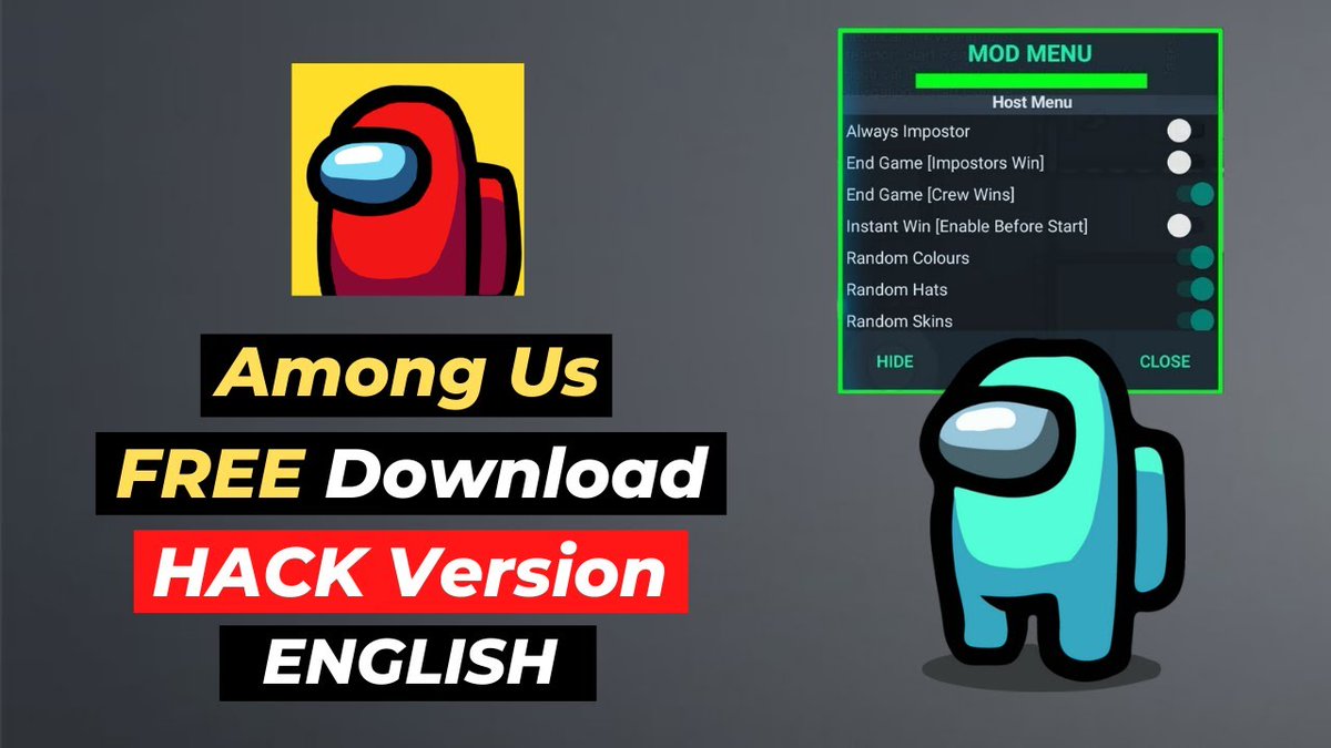 Download HACKER MOD - Among Us (NEW role)