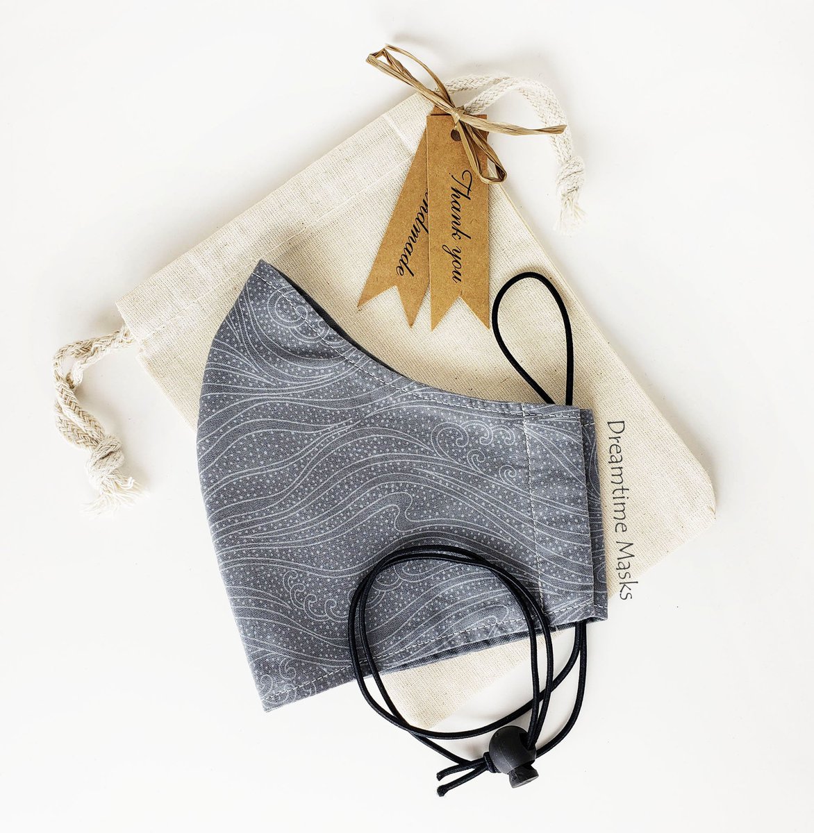 Gray Face Mask Adjustable Over the Head With Toggle Cotton Fashion Grey Fitted Face Covering tuppu.net/1a2b34ca #facemasks #mask #facemask ##socialdistancing #covid #wearthedamnmask #stayhome