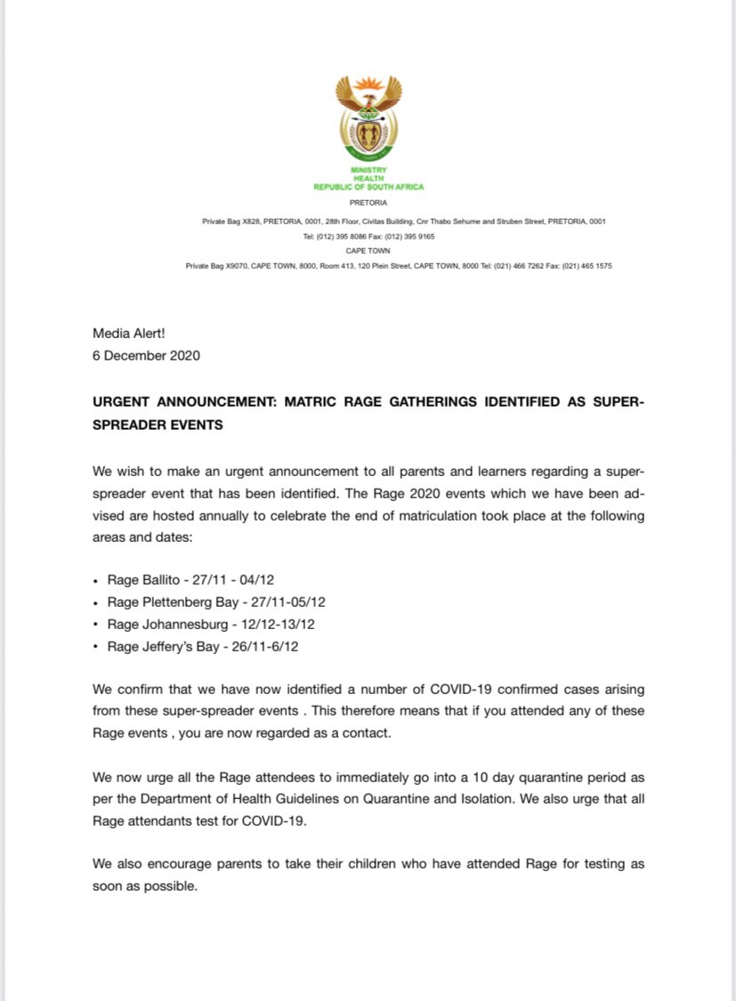 Zweli Mkhize tweet media