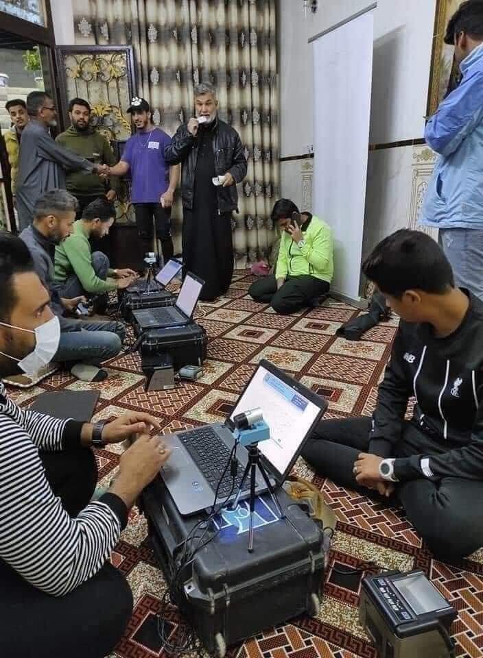 خدمات دلفري لابناء التيار الصدري في تجديد البطاقة الانتخابية من المفرضية للانتخابات البيت دا طاهر وحيفضل طول عمروا طاهر يم المطاهر