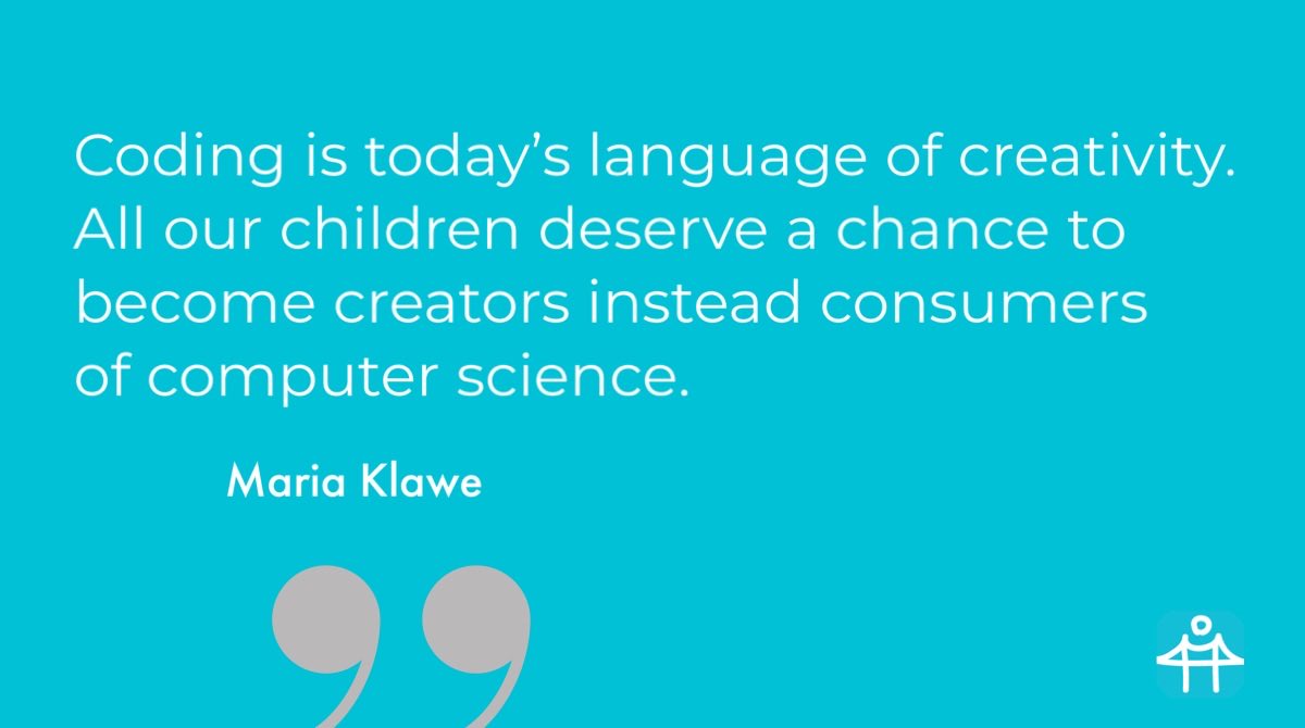 bridges2science's tweet image. #CSEdWeek starts tomorrow. Introduce your children to Scratch, Python, and other programming languages💡
🔜Stay tuned and join Bridges to Science as we encourage ✨our youth to become creators of technology and not just consumers😃
FREE. FUN. PRIZES.
#codingisfun
#freecoding